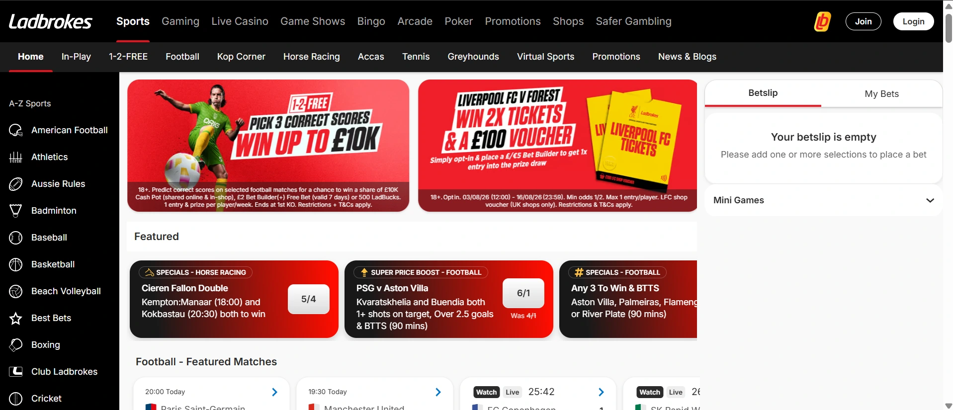 Ladbrokes kasino